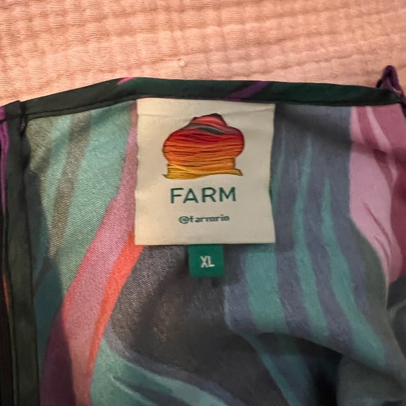 Farm Rio - Midnight Leaves Cutout Midi Dress - Picture 7 of 7